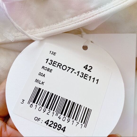 Chloe Robe Lace tunic mini dress ivory - Picture 9 of 13